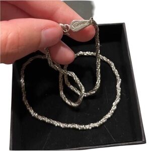Vintage Sherman necklace
Silver tone
Stamped
